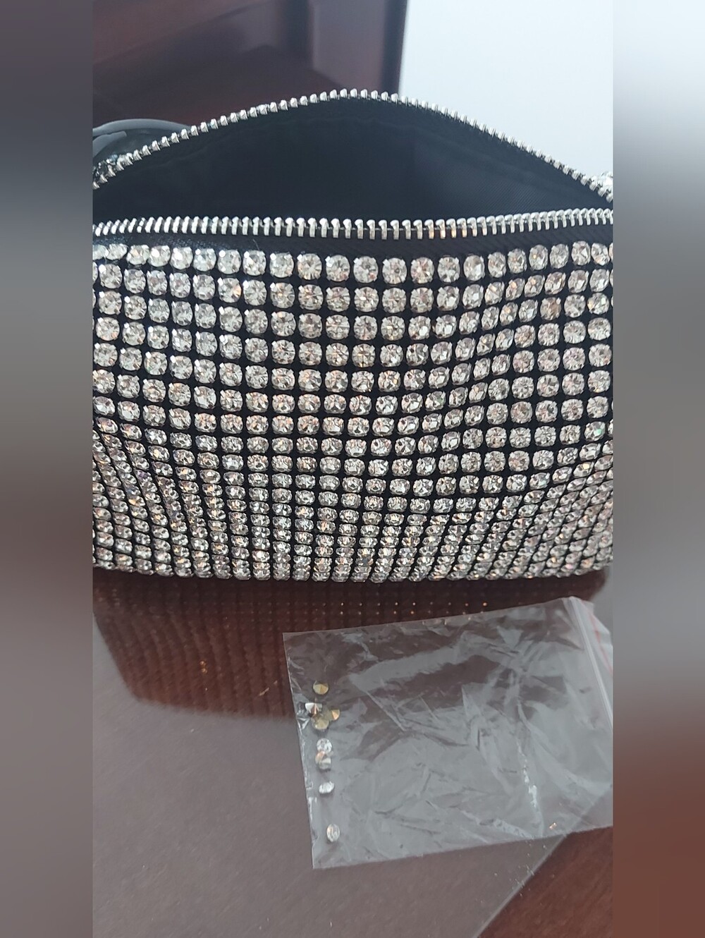 Silver Rhinestone Purse - Picture 2 of 9